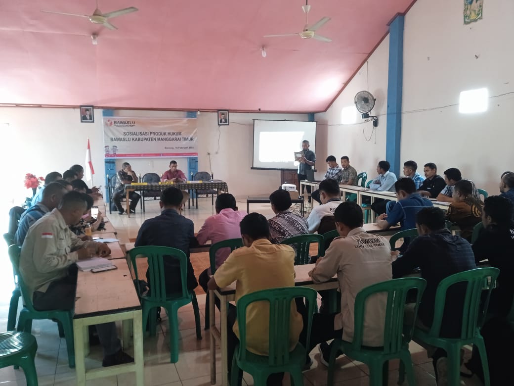 Bawaslu Matim Gelar Sosialisasi Produk Hukum Kepemiluan
