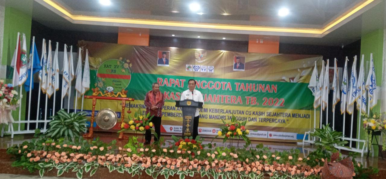 Bupati Belu Akui Credit Union KS Telah Membantu Pemerintah Sejahterakan Masyarakat