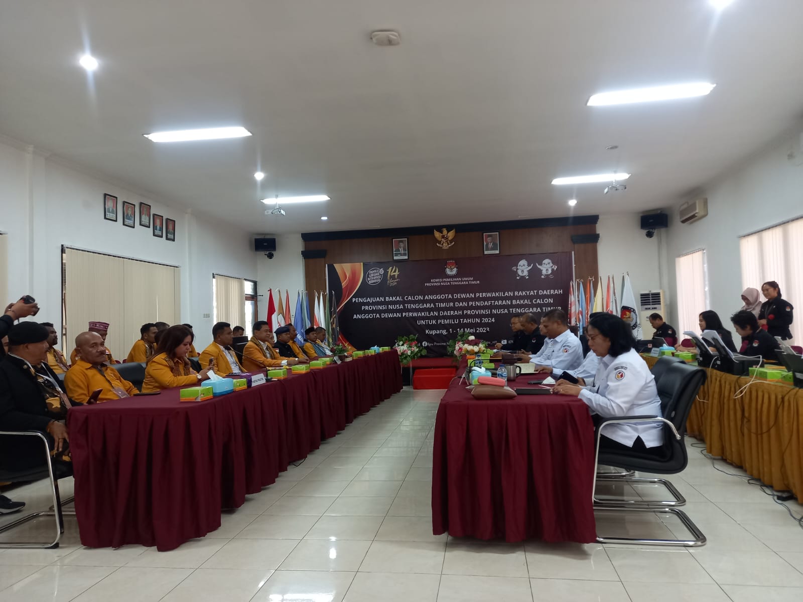 DPD HANURA NTT Mendaftarkan Calon Legislatifnya di KPU NTT untuk Pemilu 2024