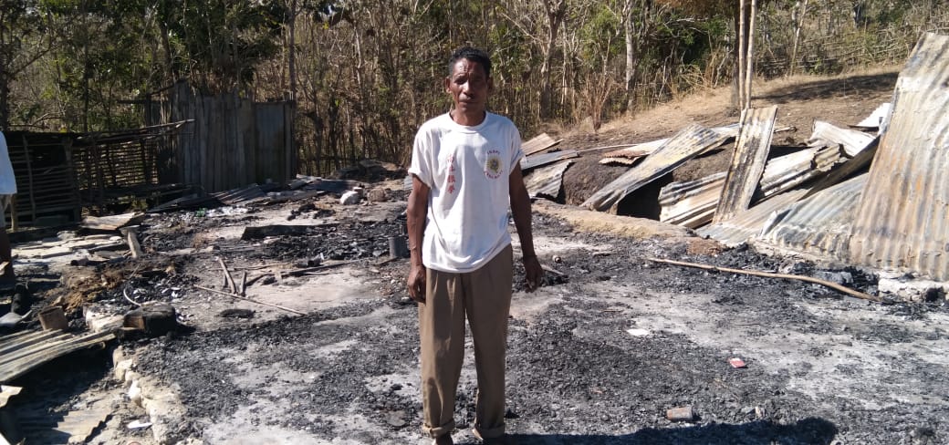 Rumah Milik Salah Satu Warga Kabupaten Belu Dilahap Si Jago Merah 