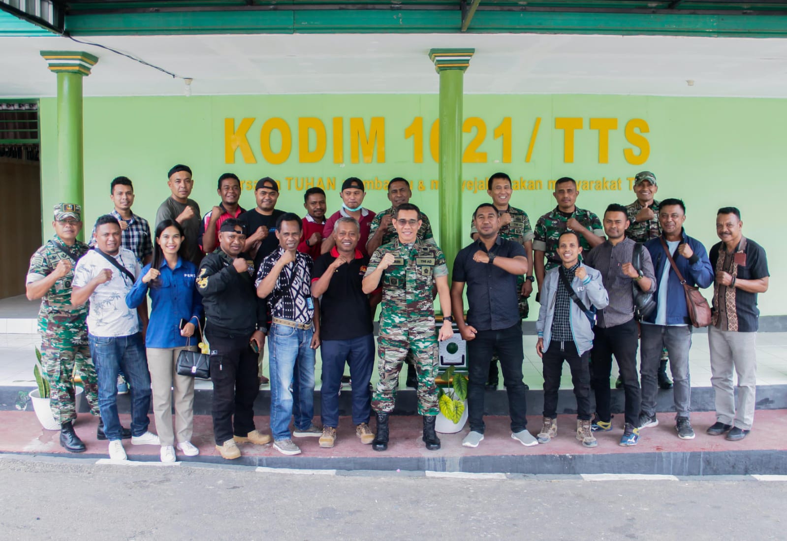Jaga Keamanan Dan Ketentraman Jelang Pemilu, Dandim 1621 TTS Ajak Insan Pers Untuk Bekerja Sama