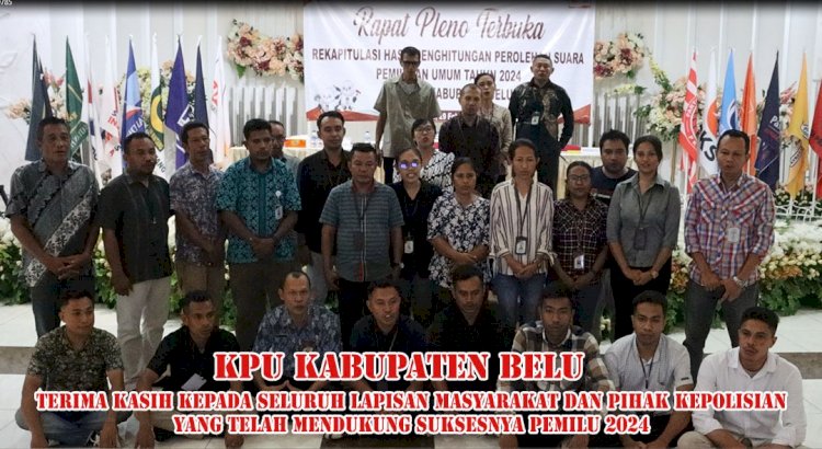 KPU Belu Apresiasi Kinerja Polres Belu Dalam Mewujudkan Pemilu 2024 Yang Kondusif