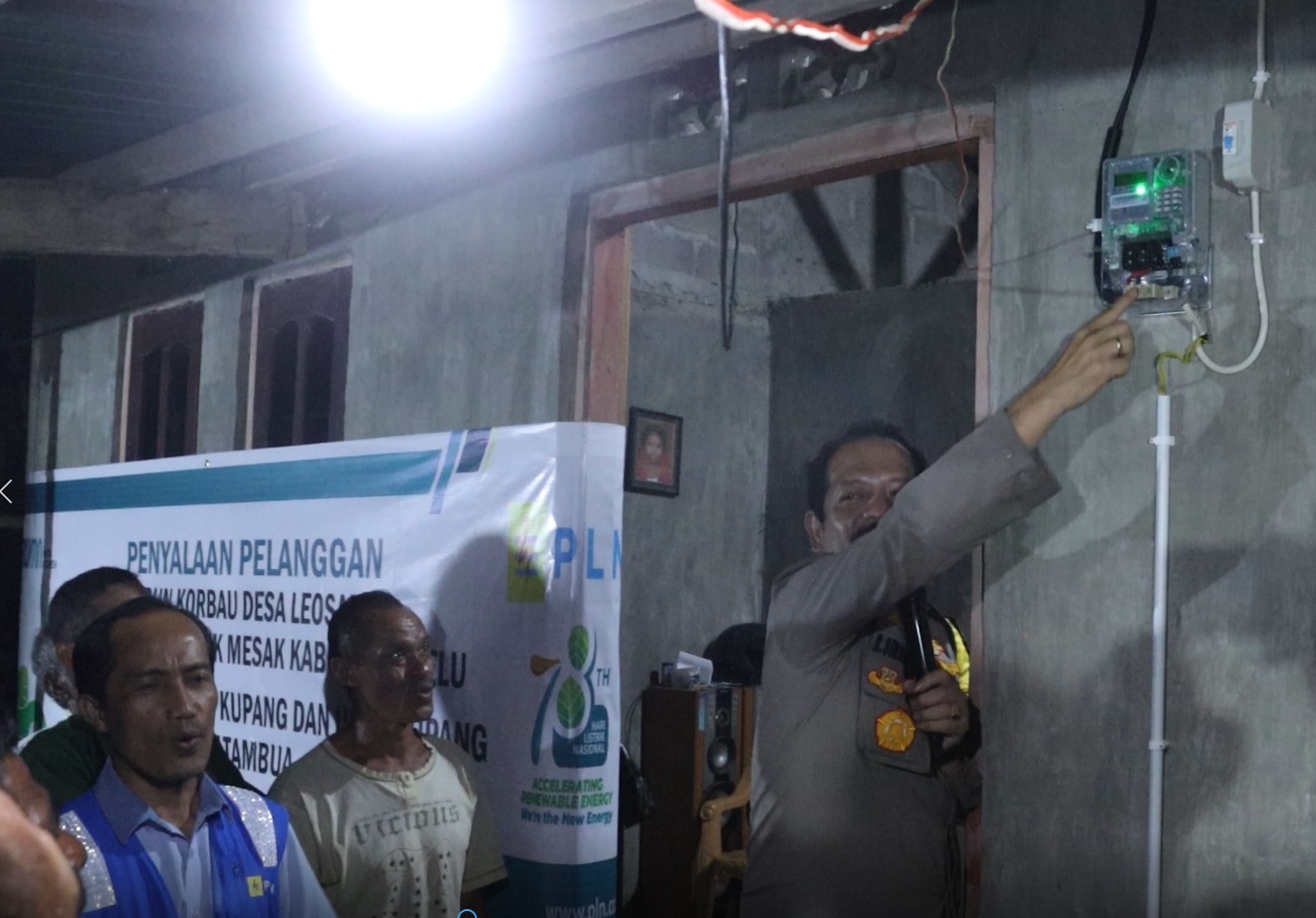 Waow, Menakjubkan! Kapolres Belu Bawa Cahaya Bagi Warga Dusun Korba'u, Masyarakat Ucap Terima Kasih