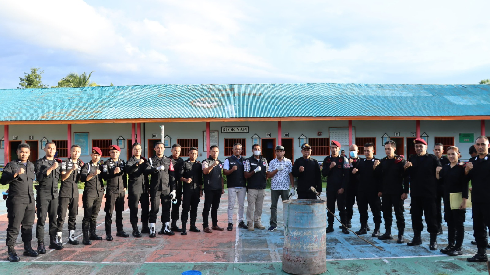 Sinergitas Rutan Kefa Dan Polres TTU Gelar Apel Kesiagaan Pengamanan HR Idul Fitri 2024