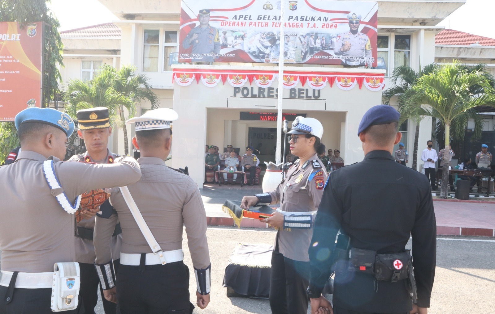 Pasca Peringatan Hari Bhayangkara Ke-78, Polres Belu Gelar Operasi Patuh Turangga 2024