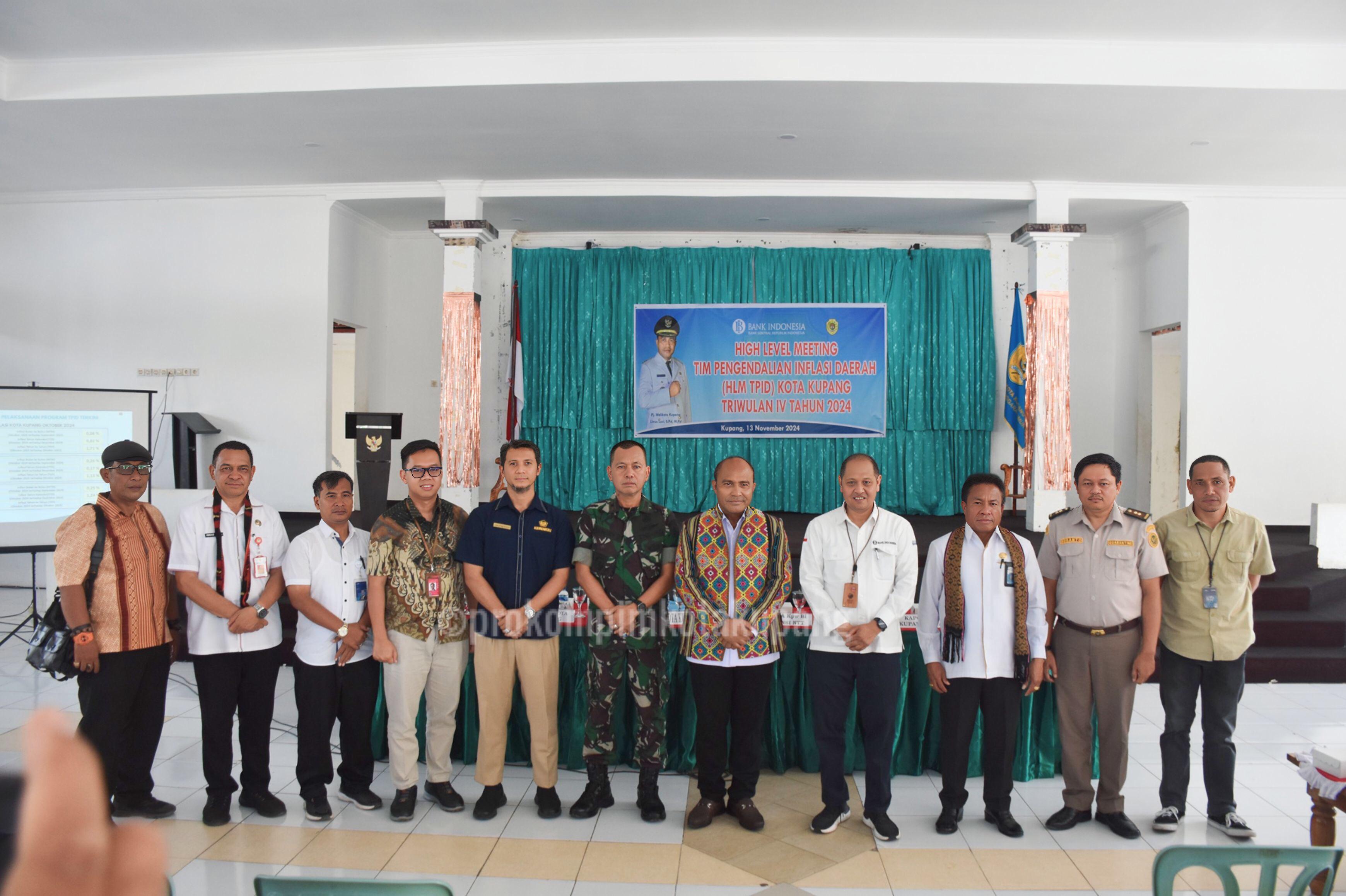 Tekan Lajunya Inflasi Di Kota Kupang, Pemkot Dan BI NTT Gelar HLM Triwulan IV 2024