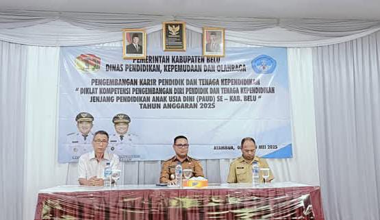 Buka Diklat Kompetensi Pengembangan Diri, Pemda Belu Optimis Majukan Pendidikan Di Daerah Perbatasan
