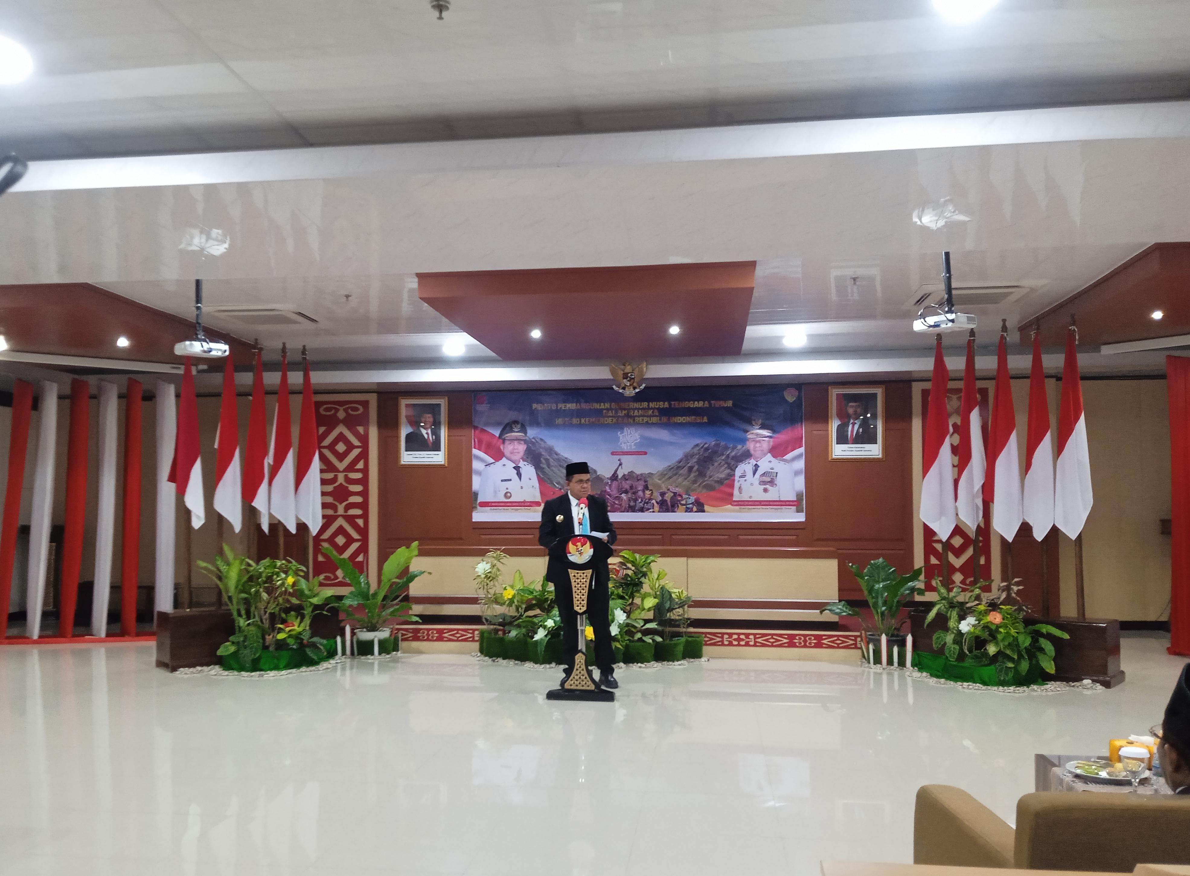 Pidato HUT RI: Gubernur NTT Paparkan Capaian Pembangunan Ekonomi, Pendidikan, dan Kesehatan