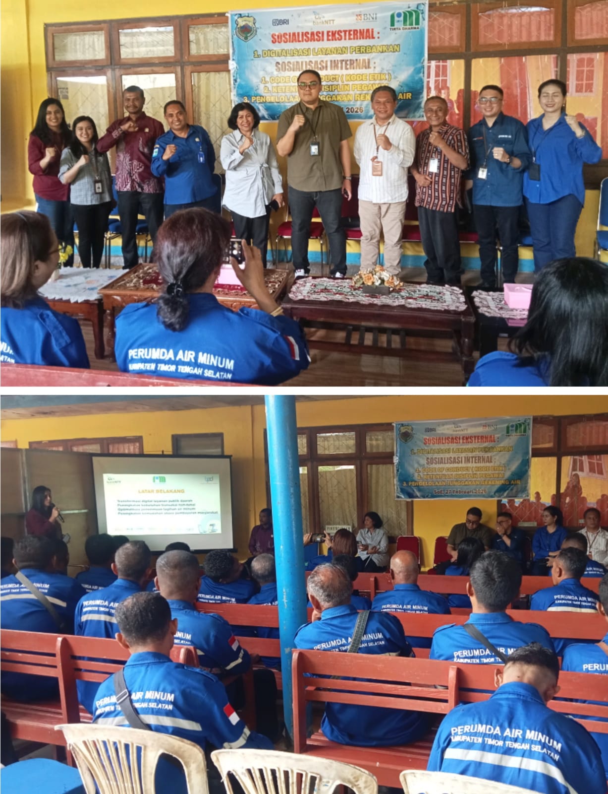 Perumda Air Minum TTS Gandeng 3 Bank Utama Untuk Tingkatkan Pelayanan Berbasis Digital