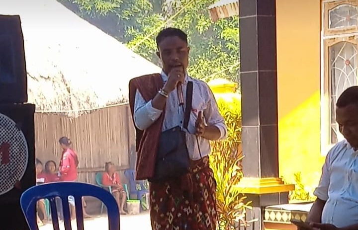 Sebelum Pemilihan Cakades Johan Bau Gelar Kampanye Politik Di Dusun Wehae A