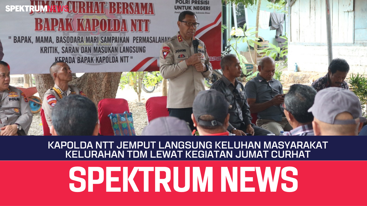 Kapolda NTT Jemput Langsung Keluhan Masyarakat Kelurahan TDM Lewat Kegiatan Jumat Curhat