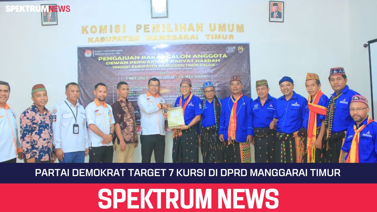 Partai Demokrat Target 7 Kursi di DPRD Manggarai Timur