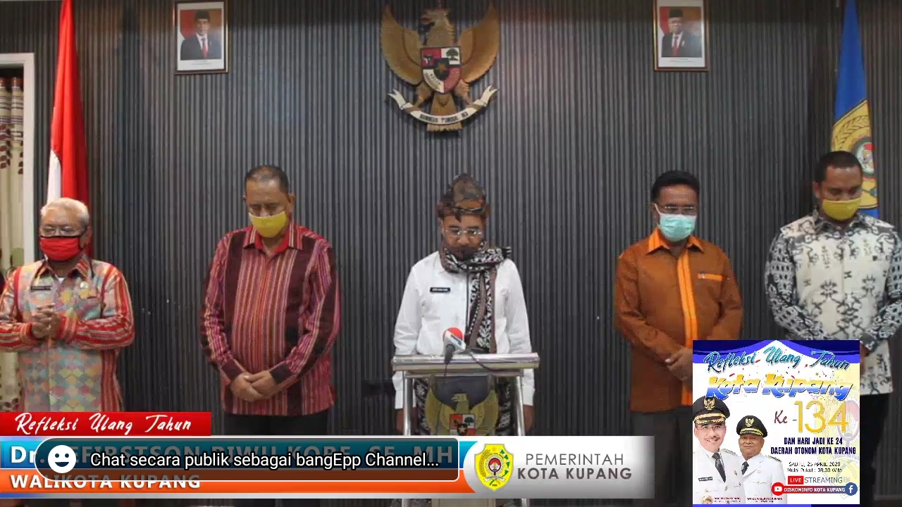 Hut Kota Kupang Ditengah Pandemi, Ini Pesan Walikota Kupang 