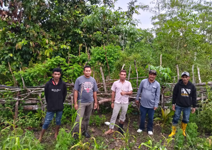 Waow. Ada Apa? Baru Dilantik Sepekan, Kades Naisau Disampari Tim Survei Provinsi Dan Kabid Pertanian