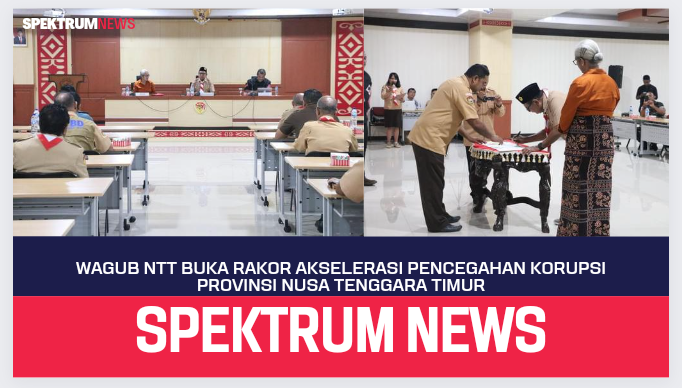 Wagub NTT Buka Rakor Akselerasi Pencegahan Korupsi Provinsi Nusa Tenggara Timur
