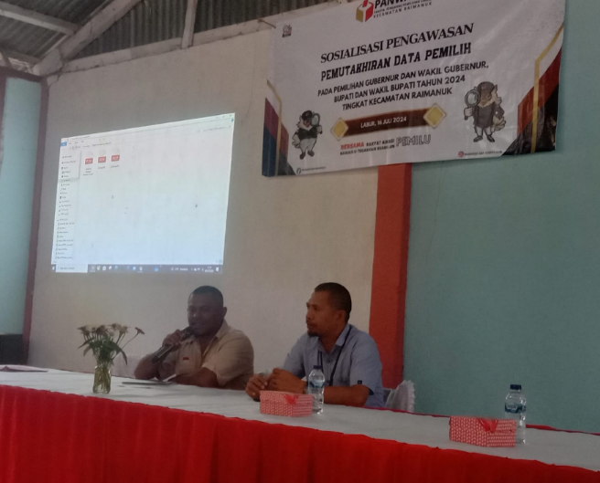 Panwascam Raimanuk Gandeng KPU Belu Gelar Sosialisasi Pengawasan Pemutakhiran Data Pemilih