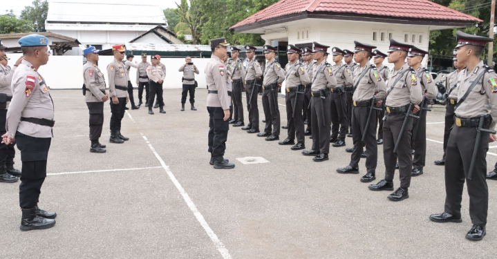 AKBP Benny Arief Pimpin Upacara Penyerahan Siswa Diktukba Polri Gelombang II Tahun 2024 