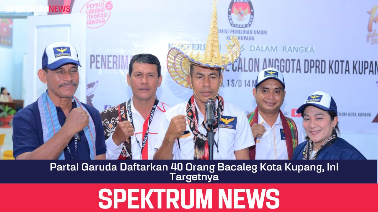 Partai Garuda Daftarkan 40 Orang Bacaleg Kota Kupang, Ini Targetnya