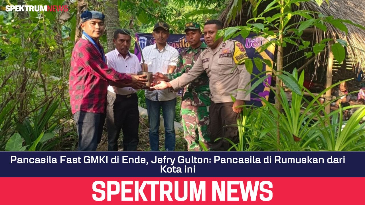 Pancasila Fast GMKI di Ende, Jefry Gulton: Pancasila di Rumuskan dari Kota ini