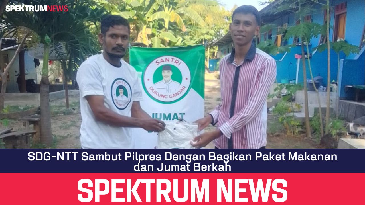 SDG-NTT Sambut Pilpres Dengan Bagikan Paket Makanan dan Jumat Berkah