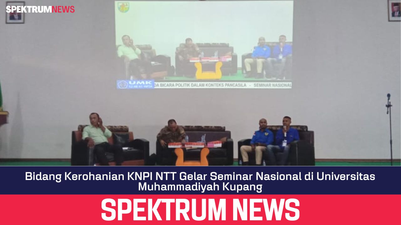 Bidang Kerohanian KNPI NTT Gelar Seminar Nasional di Universitas Muhammadiyah Kupang