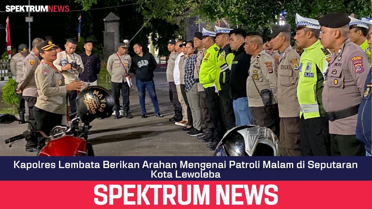 Kapolres Lembata Berikan Arahan Mengenai Patroli Malam di Seputaran Kota Lewoleba