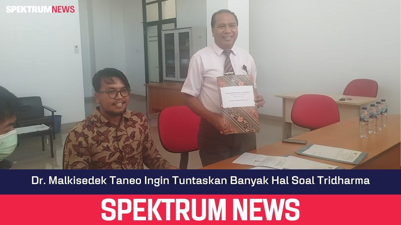 Dr. Malkisedek Taneo Ingin Tuntaskan Banyak Hal Soal Tridharma