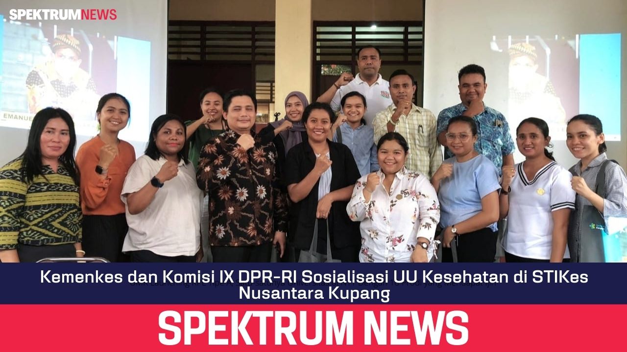 Kemenkes dan Komisi IX DPR-RI Sosialisasi UU Kesehatan di STIKes Nusantara Kupang