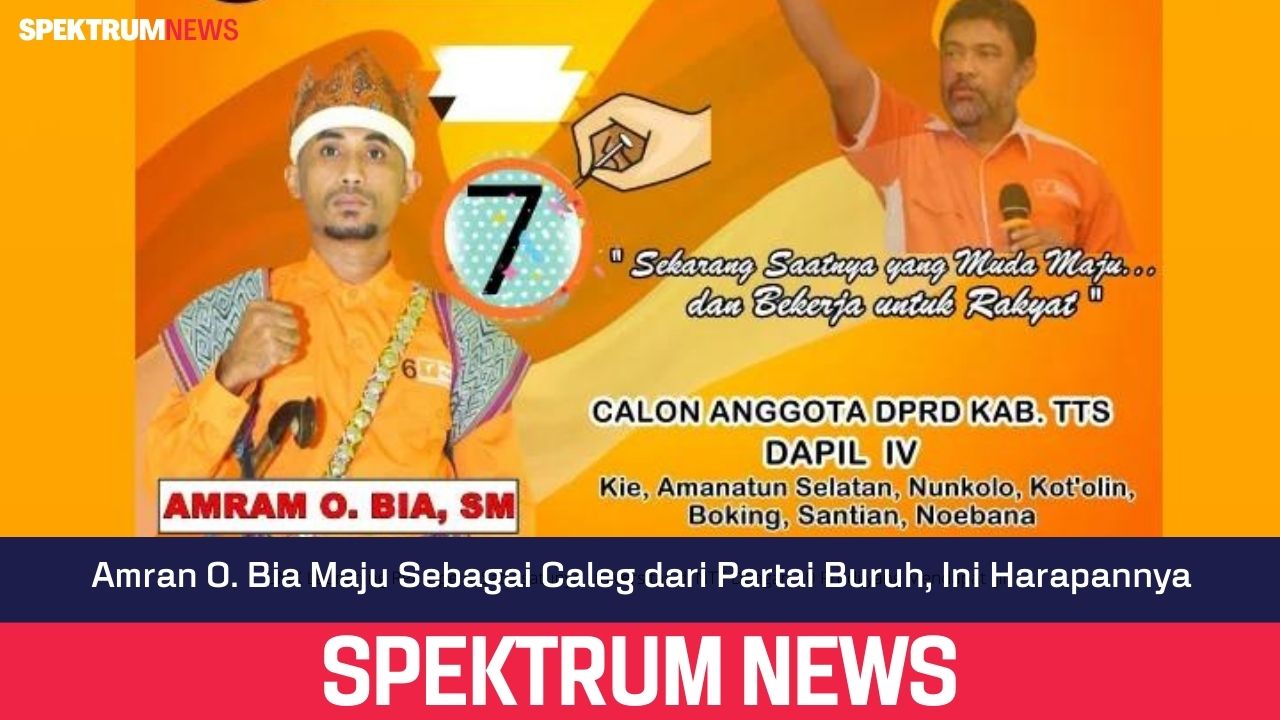 Amran O. Bia Maju Sebagai Caleg dari Partai Buruh, Ini Harapannya