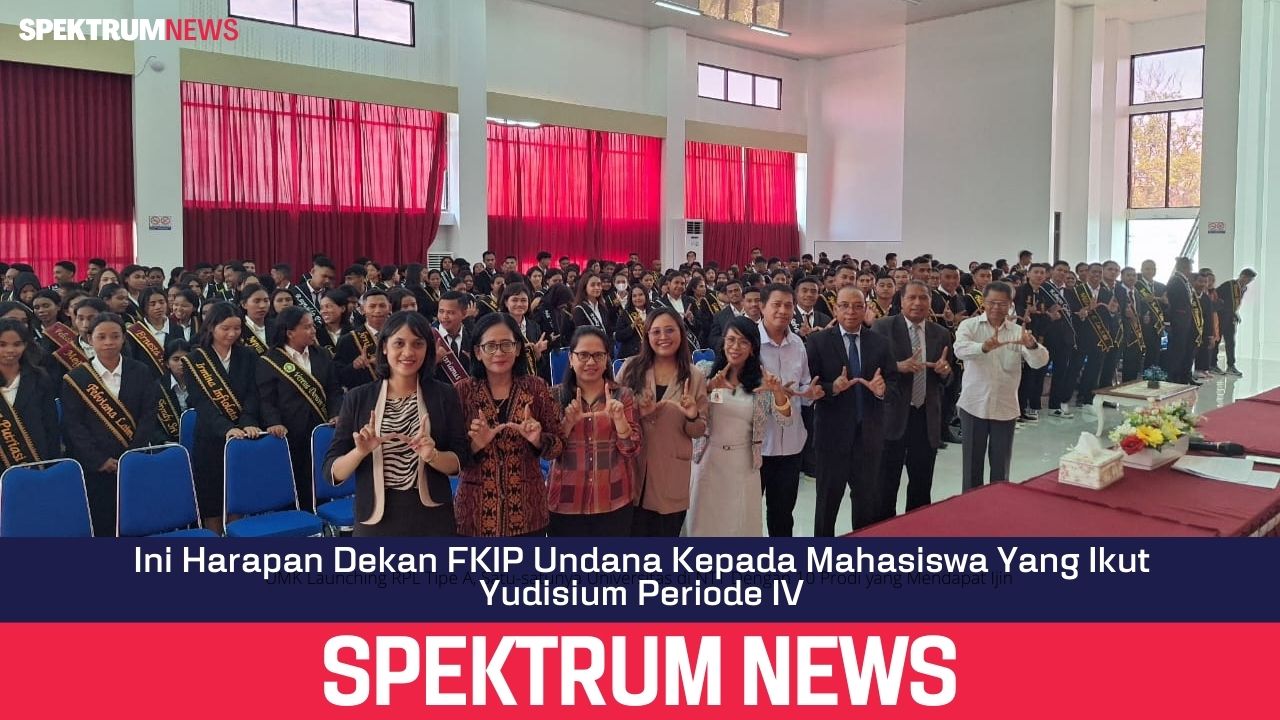Ini Harapan Dekan FKIP Undana Kepada Mahasiswa Yang Ikut Yudisium Periode IV