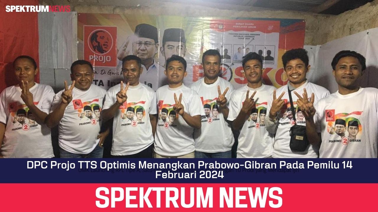 DPC Projo TTS Optimis Menangkan Prabowo-Gibran Pada Pemilu 14 Februari 2024