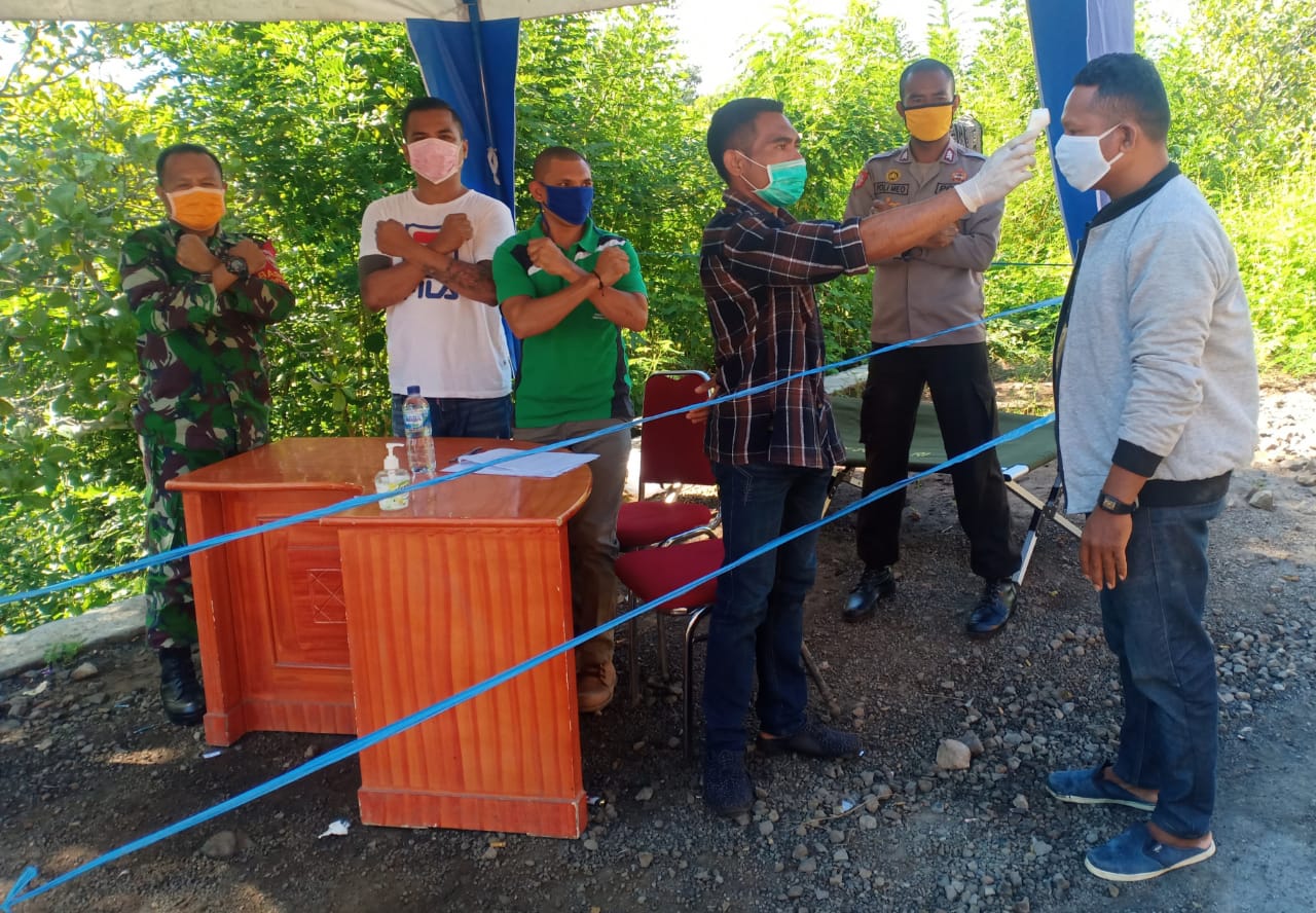 Satgas Covid-19 Posko Dena Biko Ngada  Terus Bekerja Tanpa Lelah
