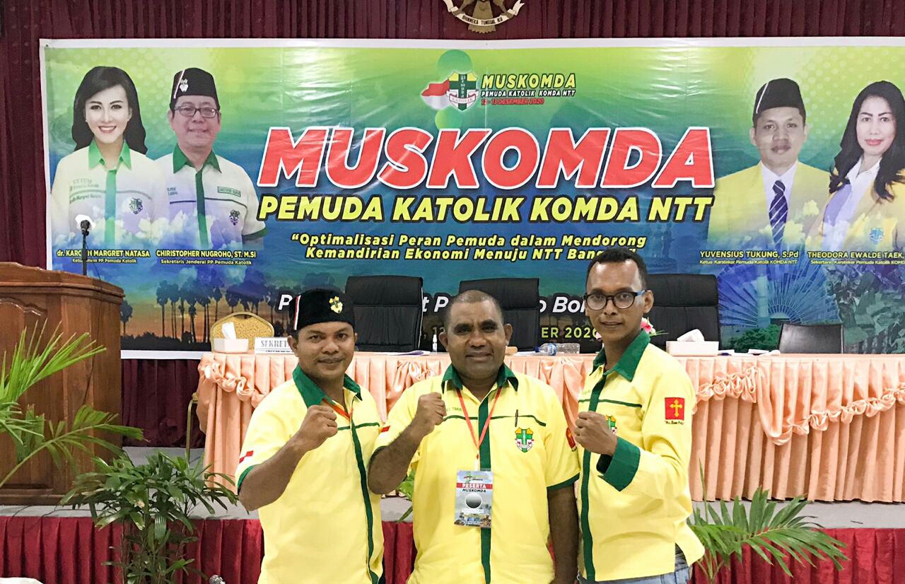 Wakil Bupati Flores Timur Terpilih  Jadi Ketua Komisariat Pemuda Katolik NTT