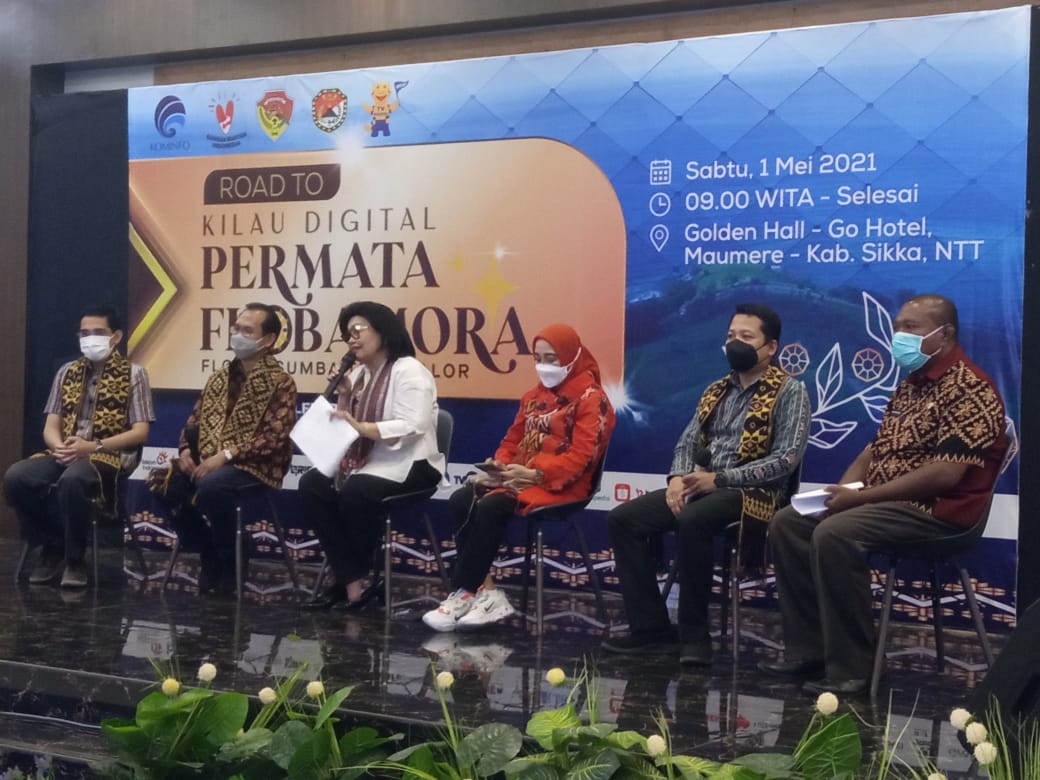 Mendorong Kreasi dan Inovasi UMKM, Kemkominfo Melaksanakan Wabiner dan Workshop di Maumere