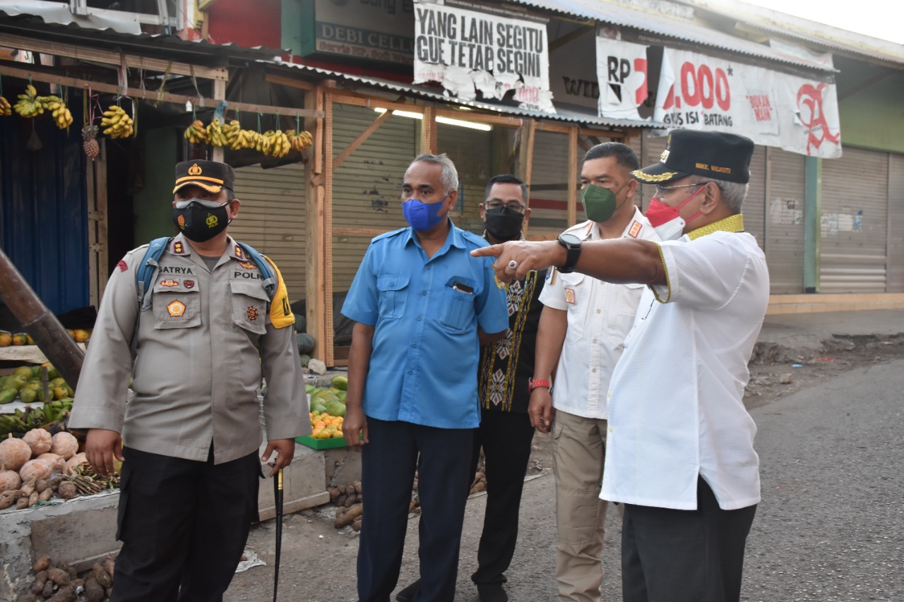 Pantau Kepatuhan PPKM Level IV di Pasar Kasih Naikoten Ini Kata Wawali