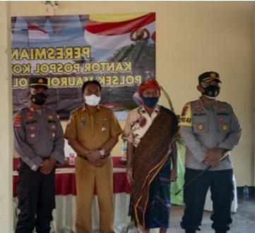 Pos Polisi  Kotabaru Desa Tou Timur Ende Diresmikan,  Begini Kata Kapolres Ende