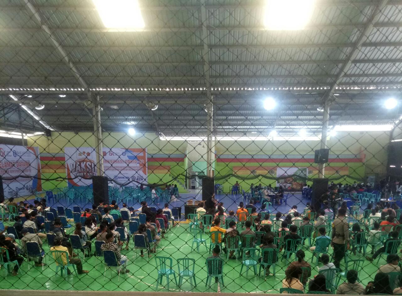 Serbuan 5000 Vaksin oleh BI NTT, OJK NTT, DPD REI NTT dan Pemprov.NTT Capai 1300 orang