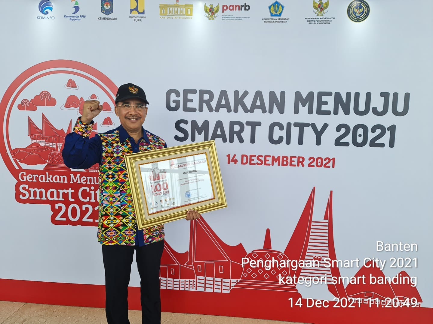 Kota Kupang Raih Penghargaan Smart Branding, Walikota Ucap Terimakasih