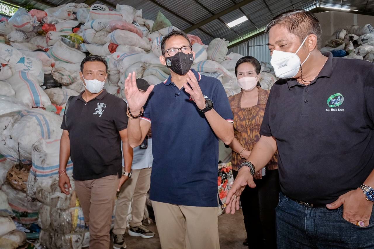 Menparekraf Apresiasi Program “Bali Waste Cycle” Perkuat Pariwisata Berkelanjutan