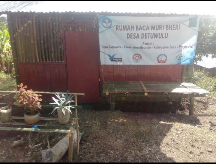 Gelar PPM di Desa Detuwulu Ende IM Litra Dirikan Rumah Baca Masyarakat