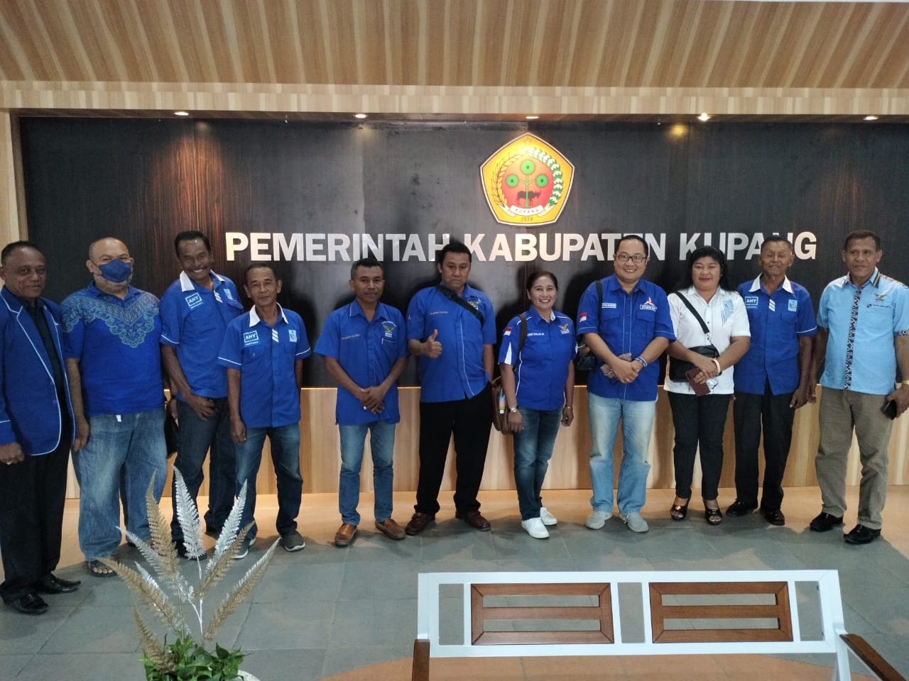  Bupati Kupang Bertemu Pengurus Baru DPC Demokrat. Perkenalkan Diri dan Bahas Layanan Publik
