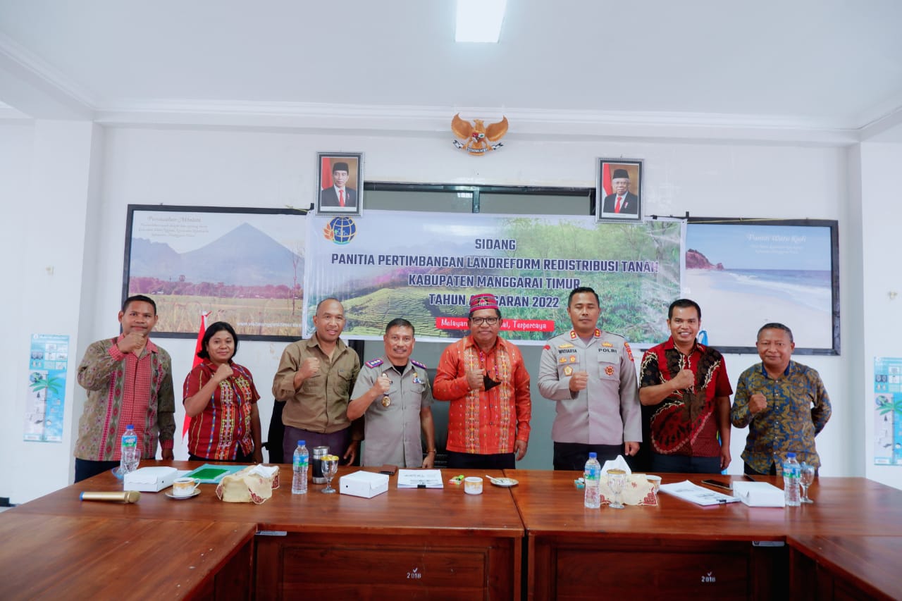 Sidang Landreform Targetkan  Redistribusi Sertifikat Tanah Di Matim Sebanyak 3.000 Bidang 
