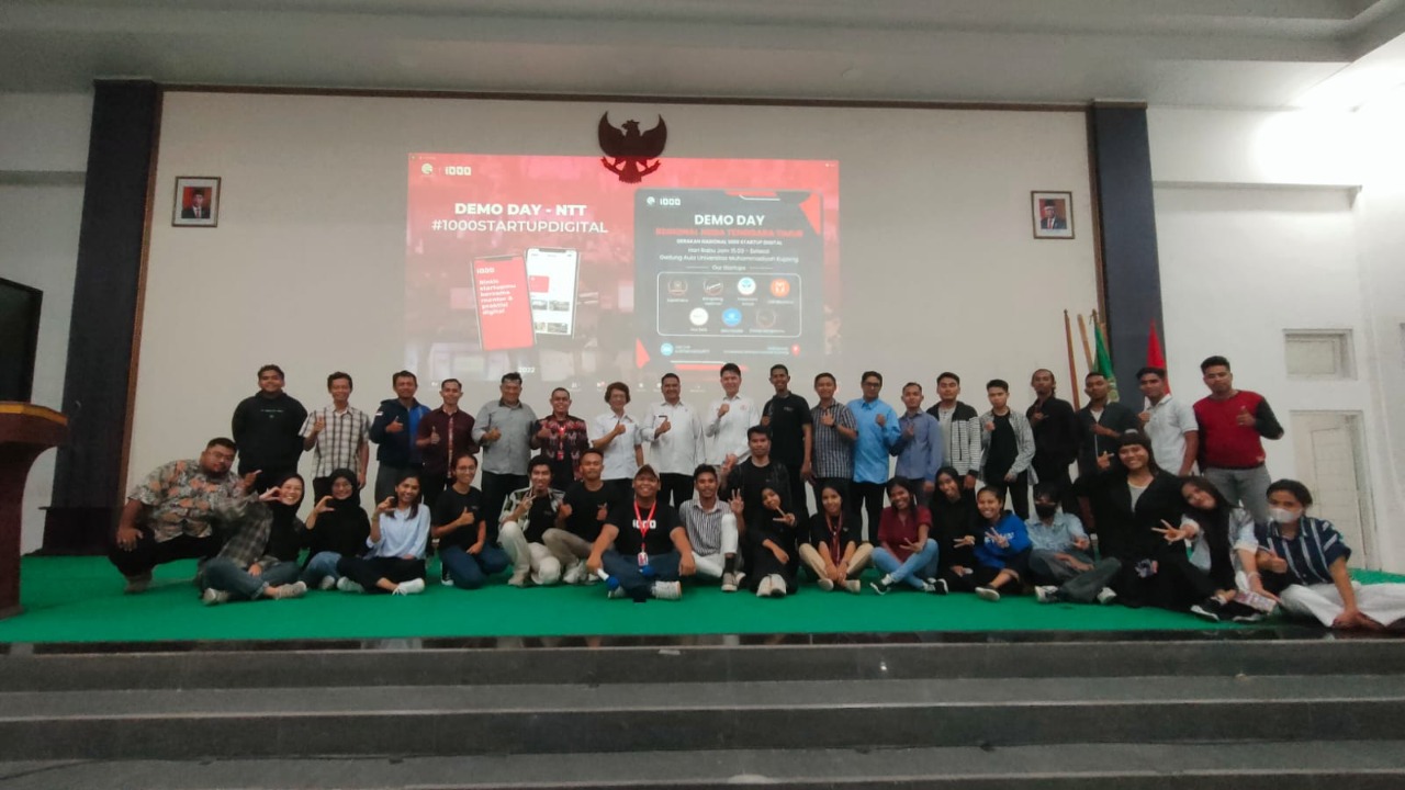 ENAM STARTUP BARU NTT BERADU SOLUSI DIGITAL DI DEMO DAY 1000 STARTUP DIGITAL  
