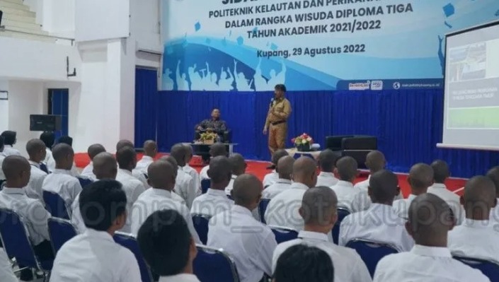 Penjabat Walikota KUpang Kunjungi Taruna Poltek Perikanan, Ini Pesannya