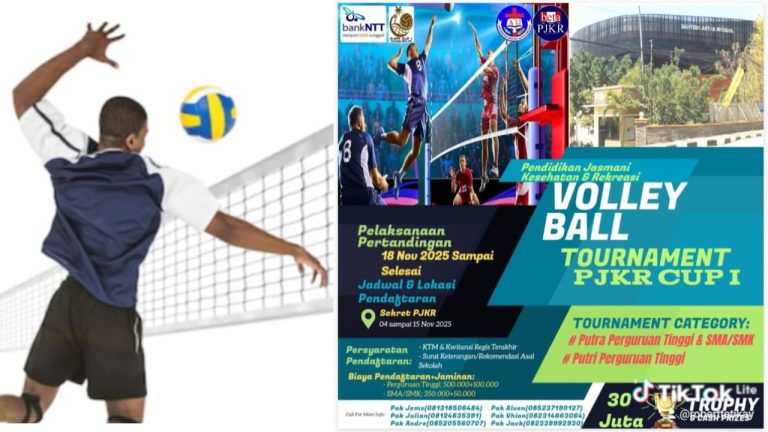 PJKR CUP I FKIP–UKAW 2025 Siap Digelar, Ajang Prestisius Voli di Akhir Tahun