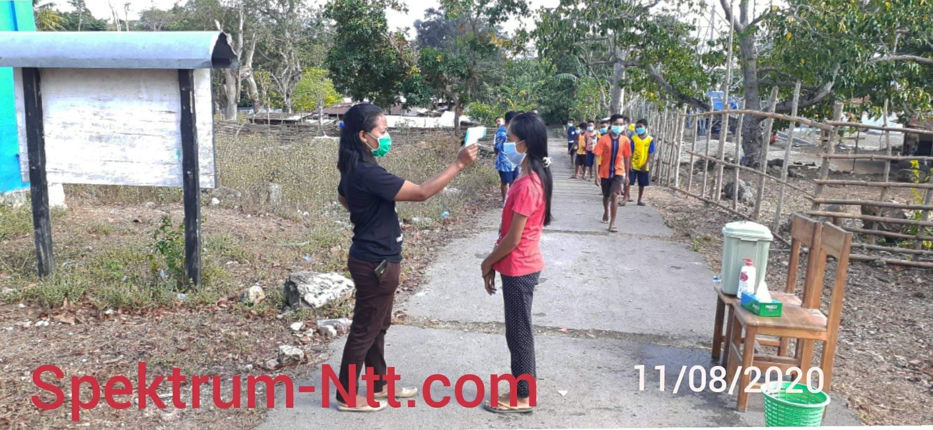 SMPK Nurobo Lakukan Gladi Untuk Uji coba KBM  Tanggal 18 Agustus Mendatang