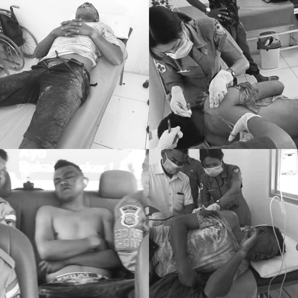 Diduga Oknum Pencuri Ternak di Kefa, Dianiaya Massa Hingga Dilarikan Ke Puskesmas 