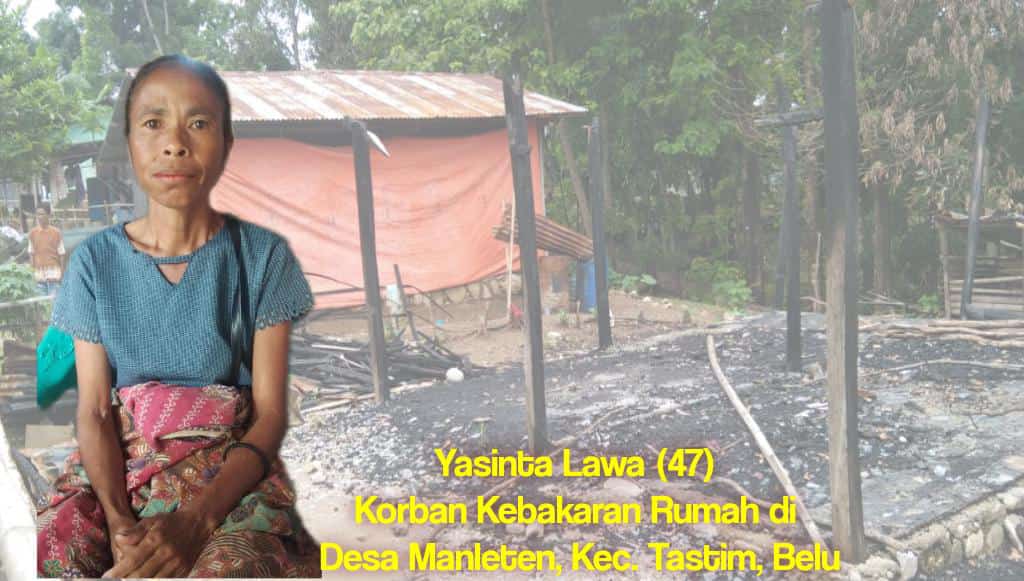 Korban Kebakaran di Belu 4 Bulan Numpang di Gubuk Tetangga, Butuh Bantuan 