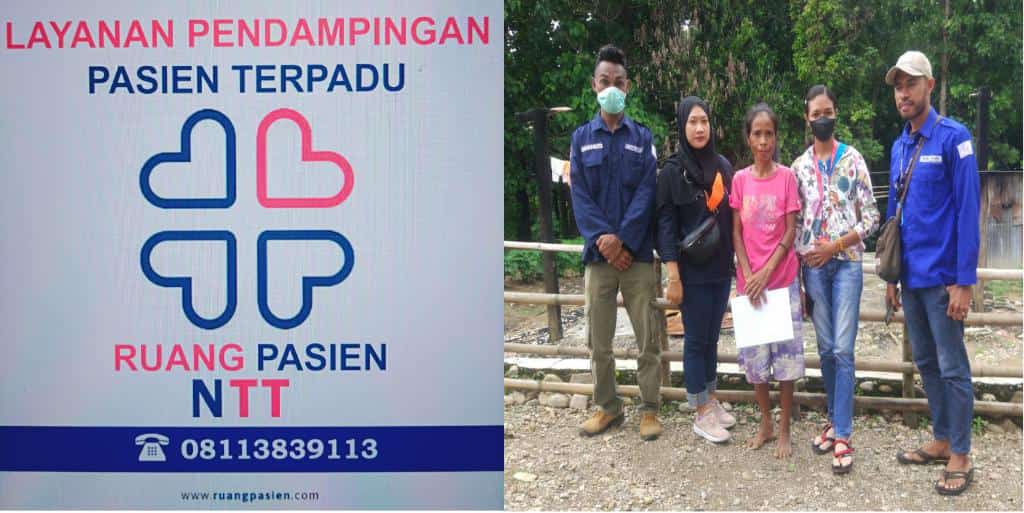 Peduli Kemanusiaan Tim Relawan YRPI NTT Temui Korban Kebakaran di Desa Manleten