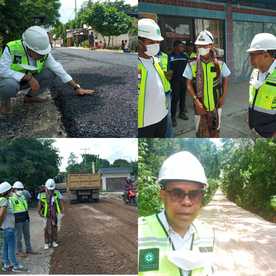 Kadis PUPR Provinsi NTT Pantau Pengerjaan Jalan Jalur Oesao - Buraen, Akan Segera Diatasi 